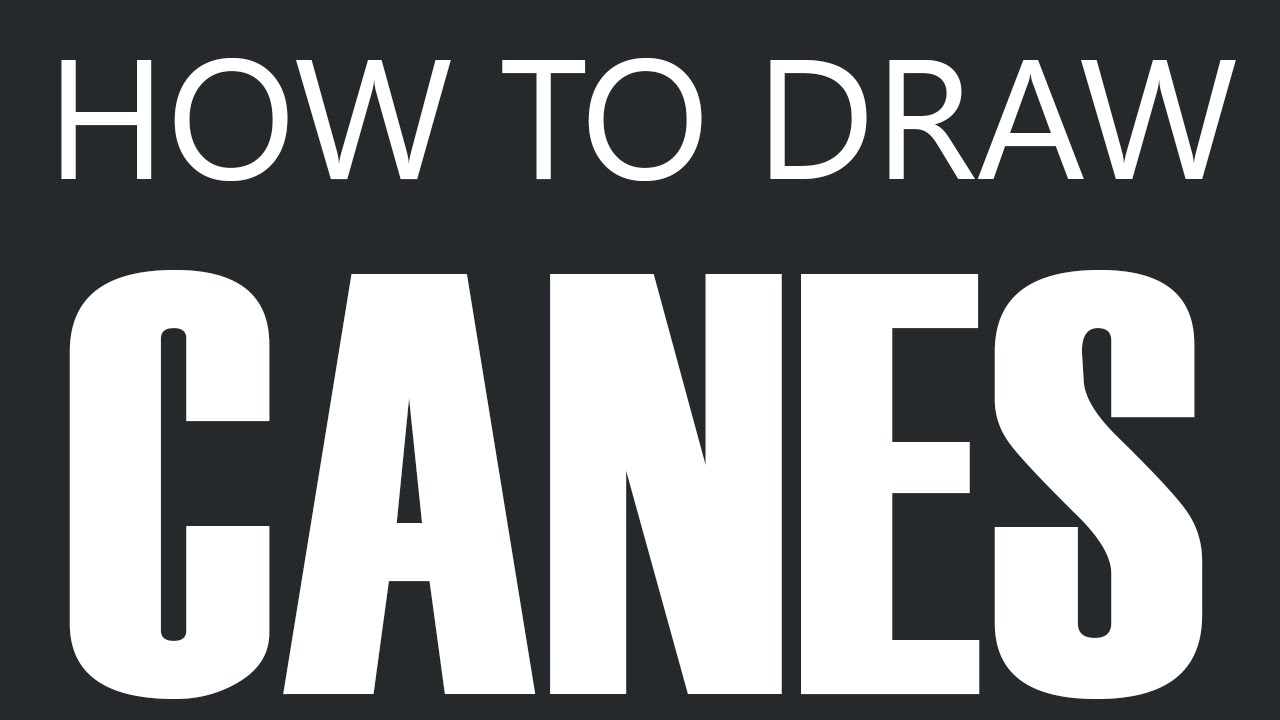 1280x720 How To Draw A Cane - Walking Cane Drawing