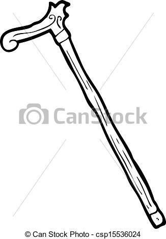 326x470 walking stick cartoon - Walking Cane Drawing