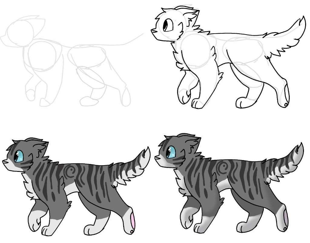 1024x803 Introclan Biweekly - Walking Cat Drawing