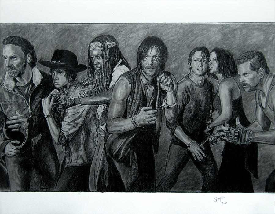 900x699 the walking dead - Walking Dead Drawings