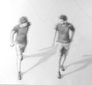 375x349 People Walking Drawing - Walking Drawing