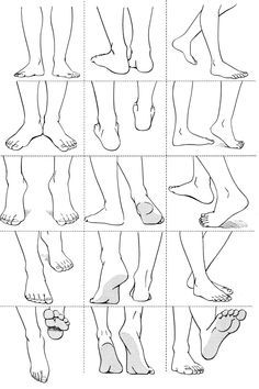 236x354 walking draw feet - Walking Drawing