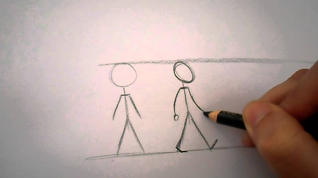1280x720 Draw A Walking Character Is Really Very Easy - Walking Drawing