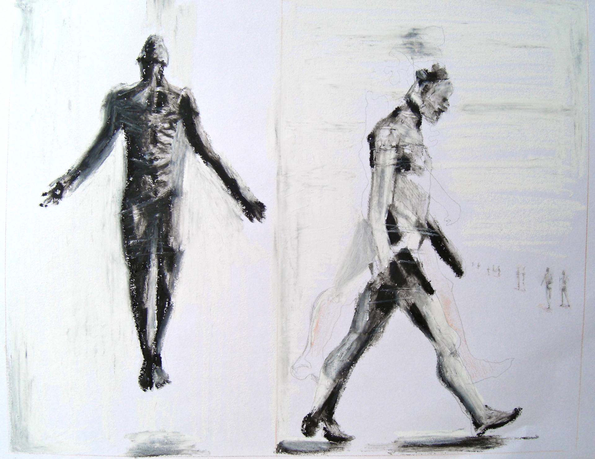 1920x1482 Mensch Rising Mensch Walking Drawing - Walking Figure Drawing