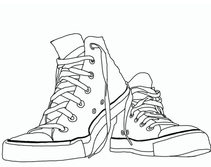 736x582 Gym Shoes Clipart Walking Shoe Free Clip Art Stock - Walking Shoes Drawing