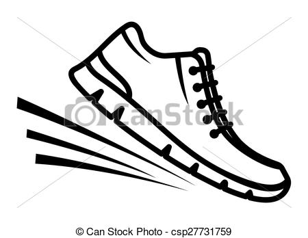 450x348 walking shoes vector clipart illustrations walking shoes - Walking Shoes Drawing