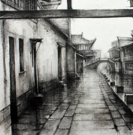 450x457 silent walkway ian murphy drawings - Walkway Drawing