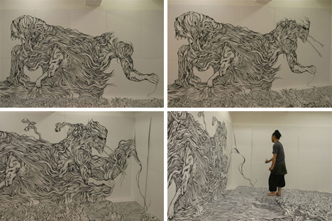 468x312 Room - Wall Drawings Art