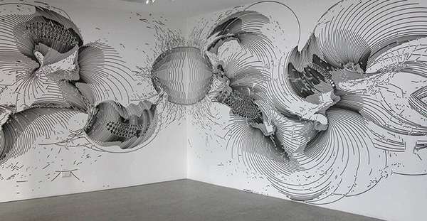 600x311 atmospheric arithmetic murals wall drawings - Wall Drawings Art