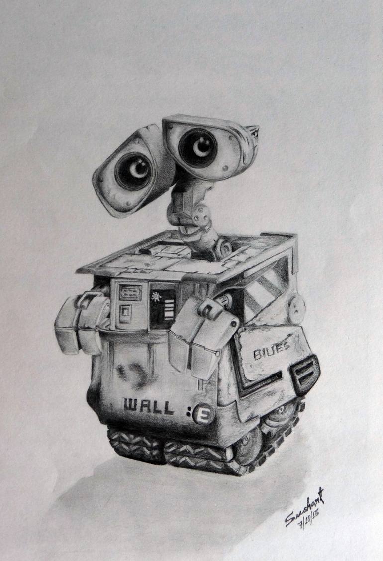 770x1128 Wall E Drawing - Wall E Drawing