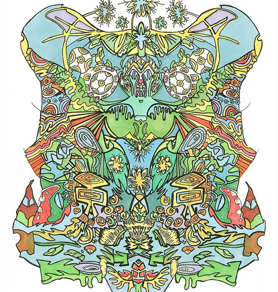 570x600 art drawing wall hanging wall decoration fine art print - Wall Hanging Drawing