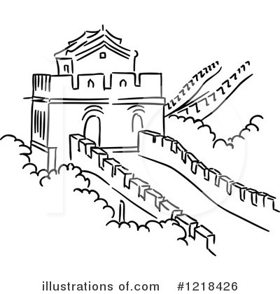 400x420 the great wall of china drawing at getdrawings free - Wall Of China Drawing