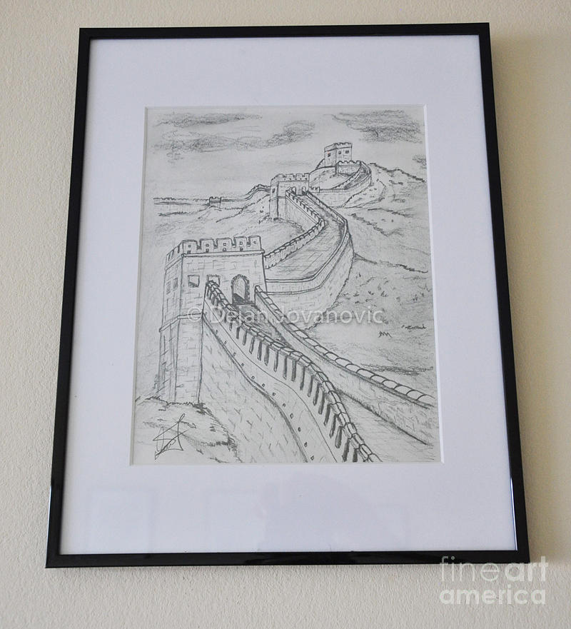 800x881 great wall of china drawing - Wall Of China Drawing