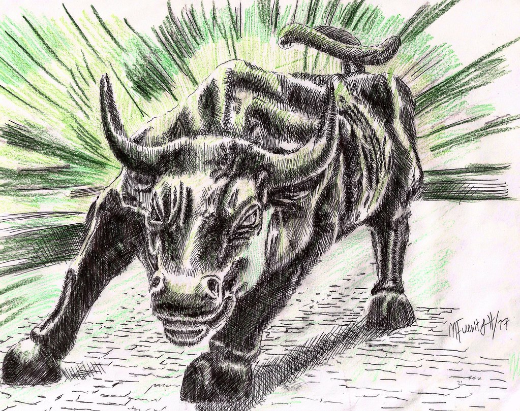 1023x810 bull market wall street bull drawing nicofuher - Wall Street Bull Drawing