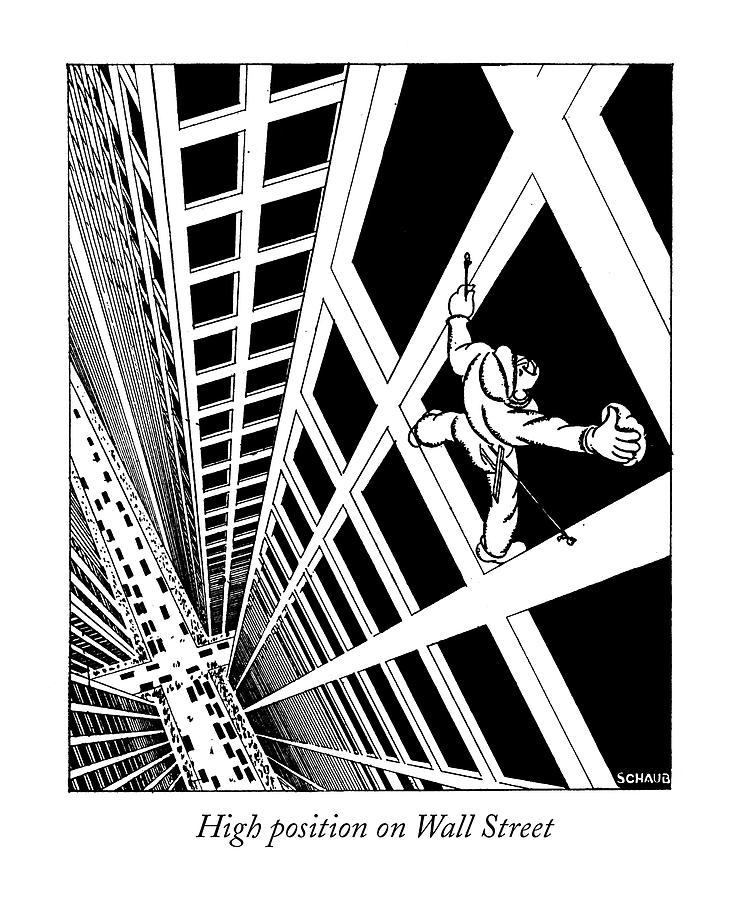 737x900 High Position On Wall Street - Wall Street Drawing