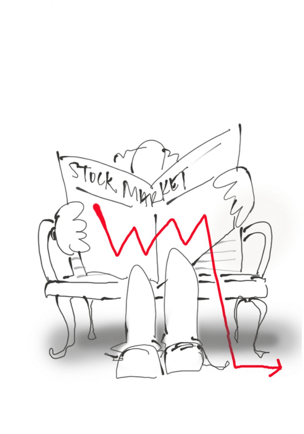 1000x1428 Years Of Economy - Wall Street Drawing