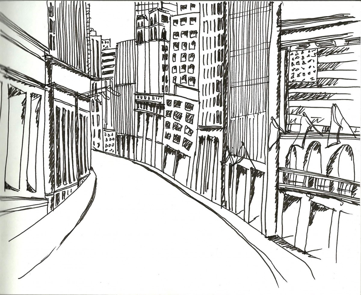 1200x982 Wall Street - Wall Street Drawing