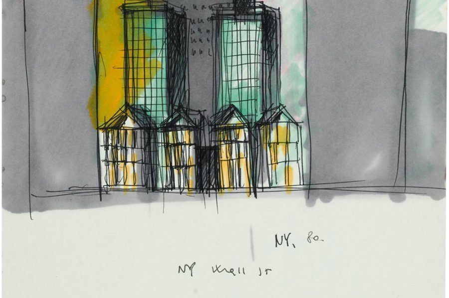 900x598 Aldo Rossi - Wall Street Drawing