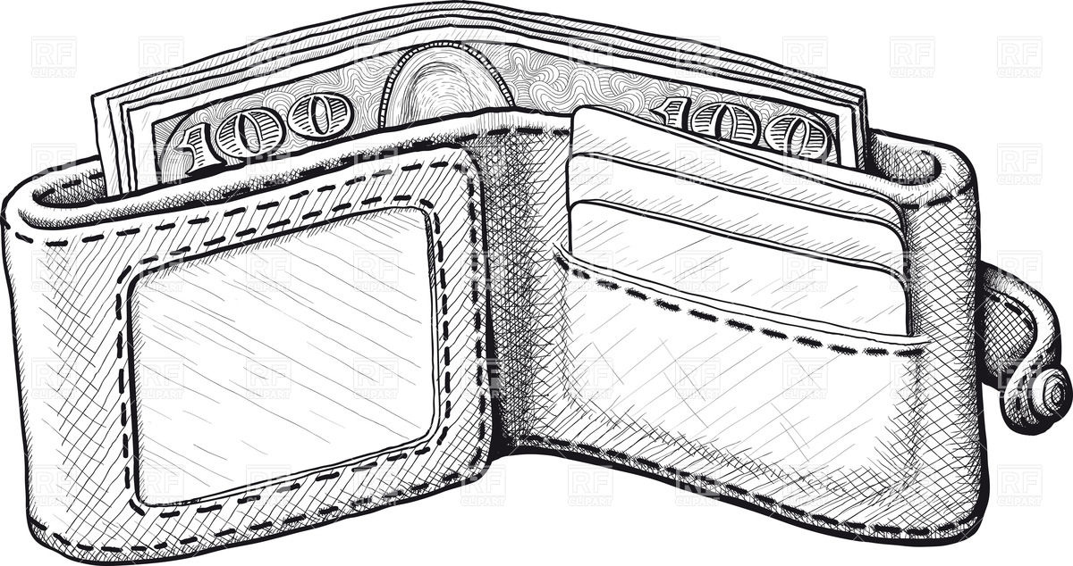 Wallet Drawing at Explore collection of Wallet Drawing