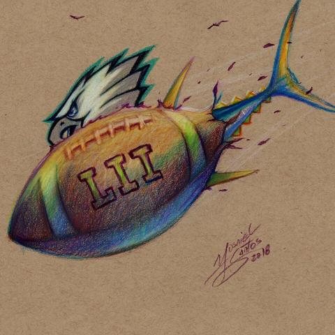 480x480 Walleye Yusniel Santos - Walleye Drawing