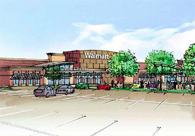 400x280 Purty Drawings Of The New West End Walmart Swamplot - Walmart Drawing