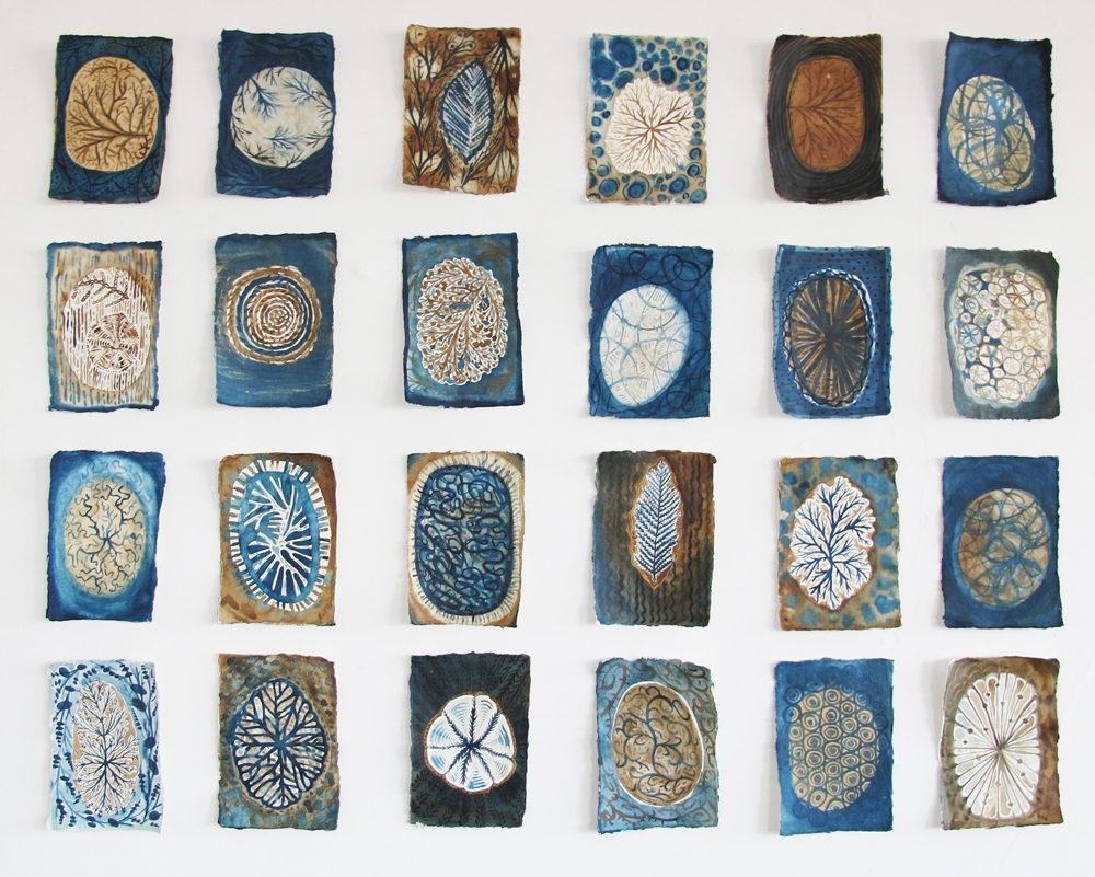 1000x801 laurie olinder painting walnut indigo drawings - Walnut Drawings