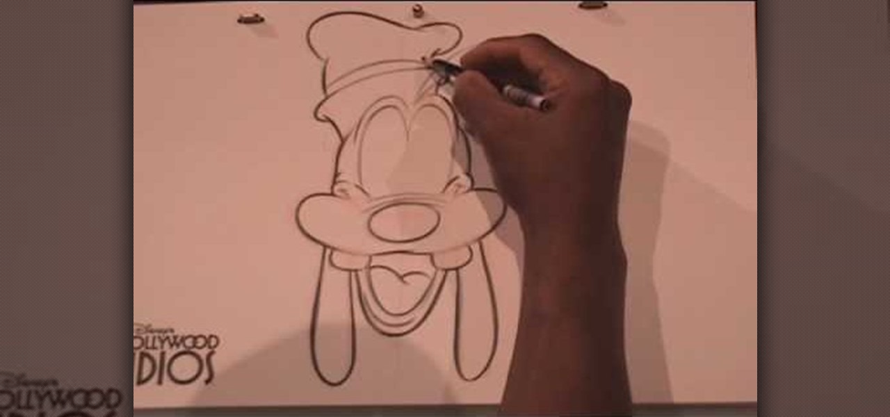 1280x600 how to draw walt disney character, goofy drawing illustration - Walt Disney Characters Drawings