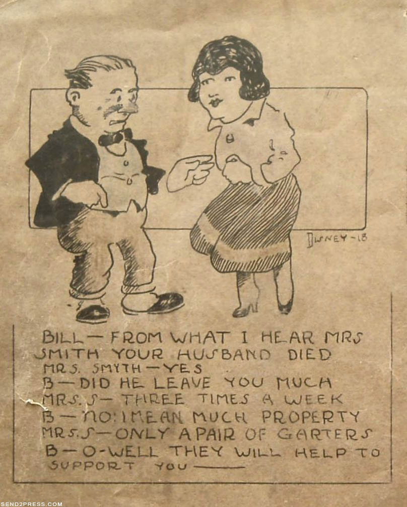 808x1008 walt disney's teenage scrapbook see - Walt Disney Drawings