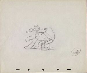 300x251 walt disney pluto original production drawing animation art - Walt Disney Drawings