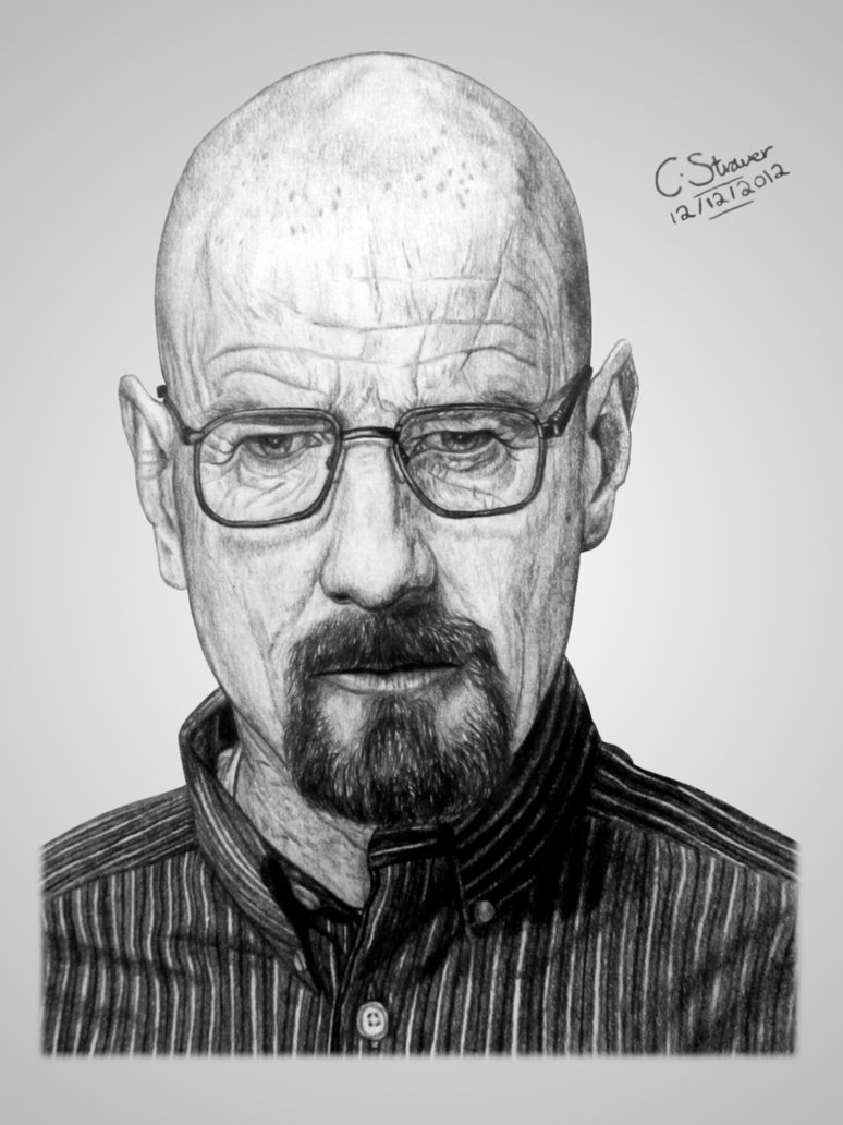 774x1032 walter white best art drawing skill - Walter White Drawing
