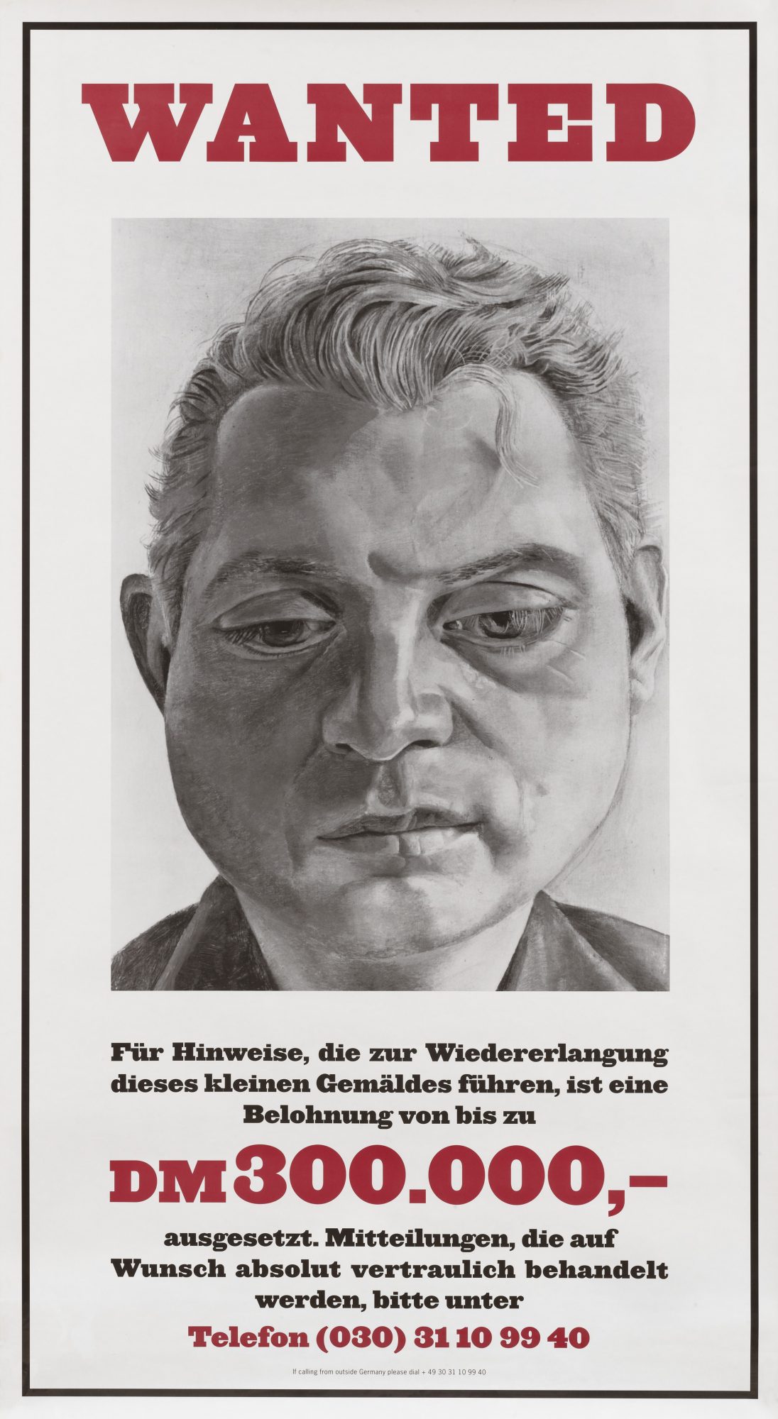 1096x2000 lucian freud, wanted poster, lithograph printed in colors - Wanted Poster Drawing