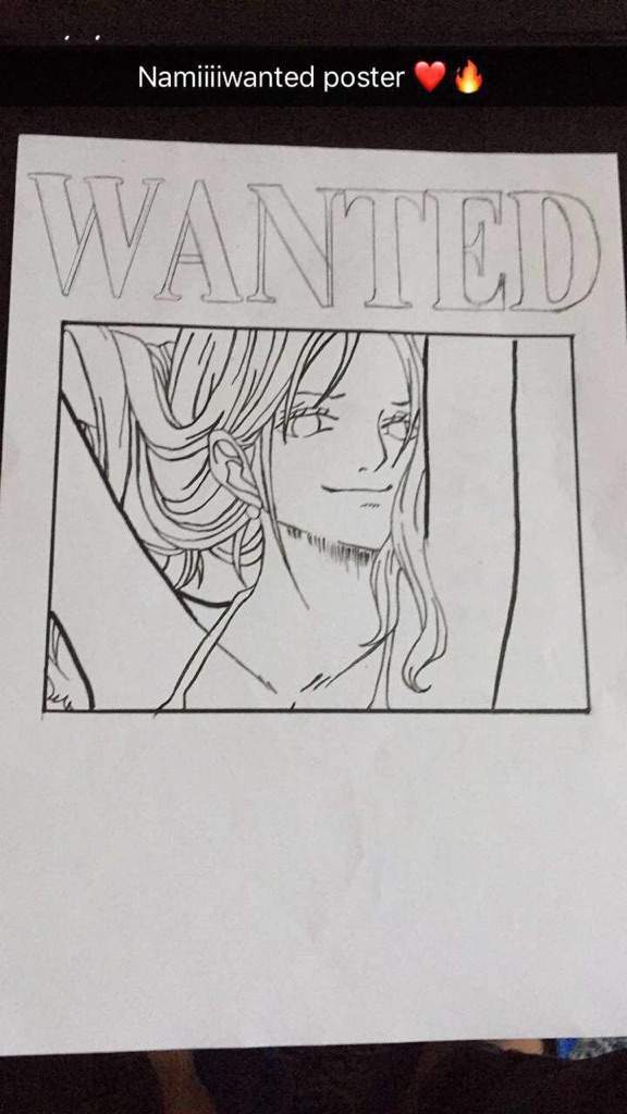 576x1024 nami wanted poster drawing anime amino - Wanted Poster Drawing
