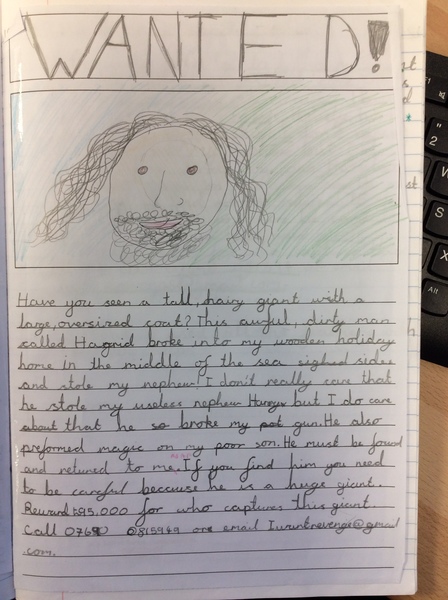 448x600 Pobble - Wanted Poster Drawing