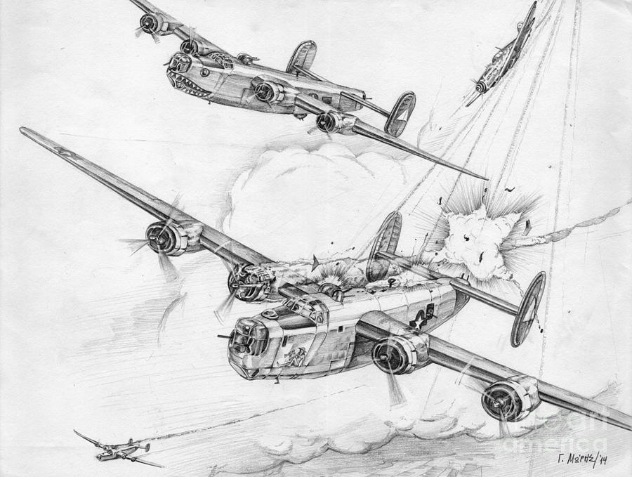 900x679 Total Air War Drawing - War Drawings