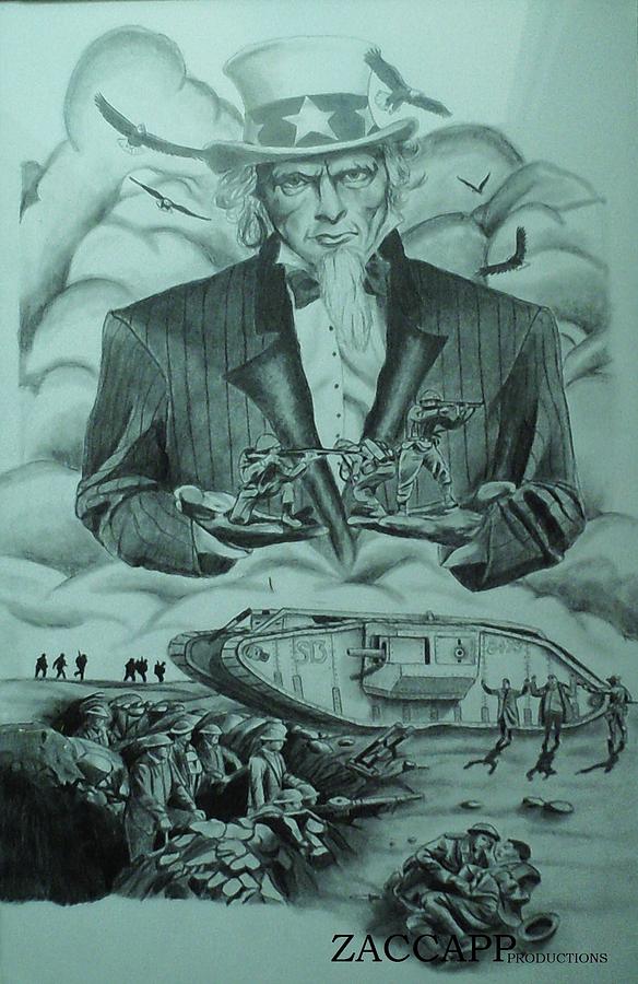 584x900 World War Drawing - War Drawings