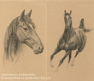 329x284 sketches of joey from war horse movies and tv shows horse - War Horse Drawing