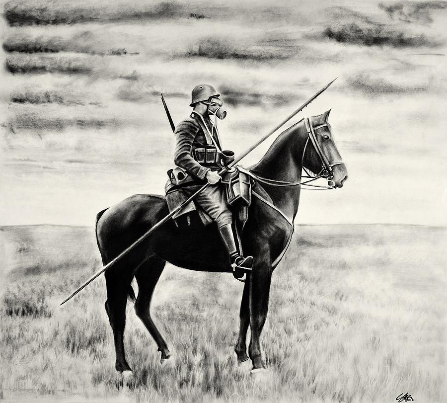 900x811 War Horse Drawing - War Horse Drawing