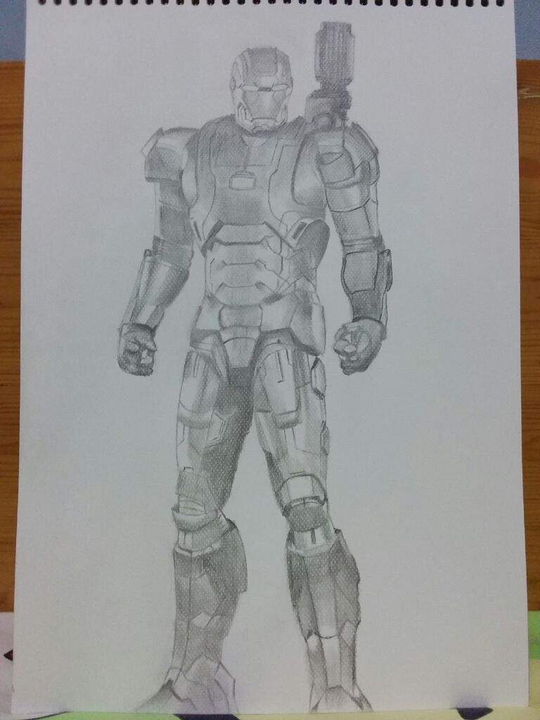 768x1024 War Machine Pencil Drawing Comics Amino - War Machine Drawing