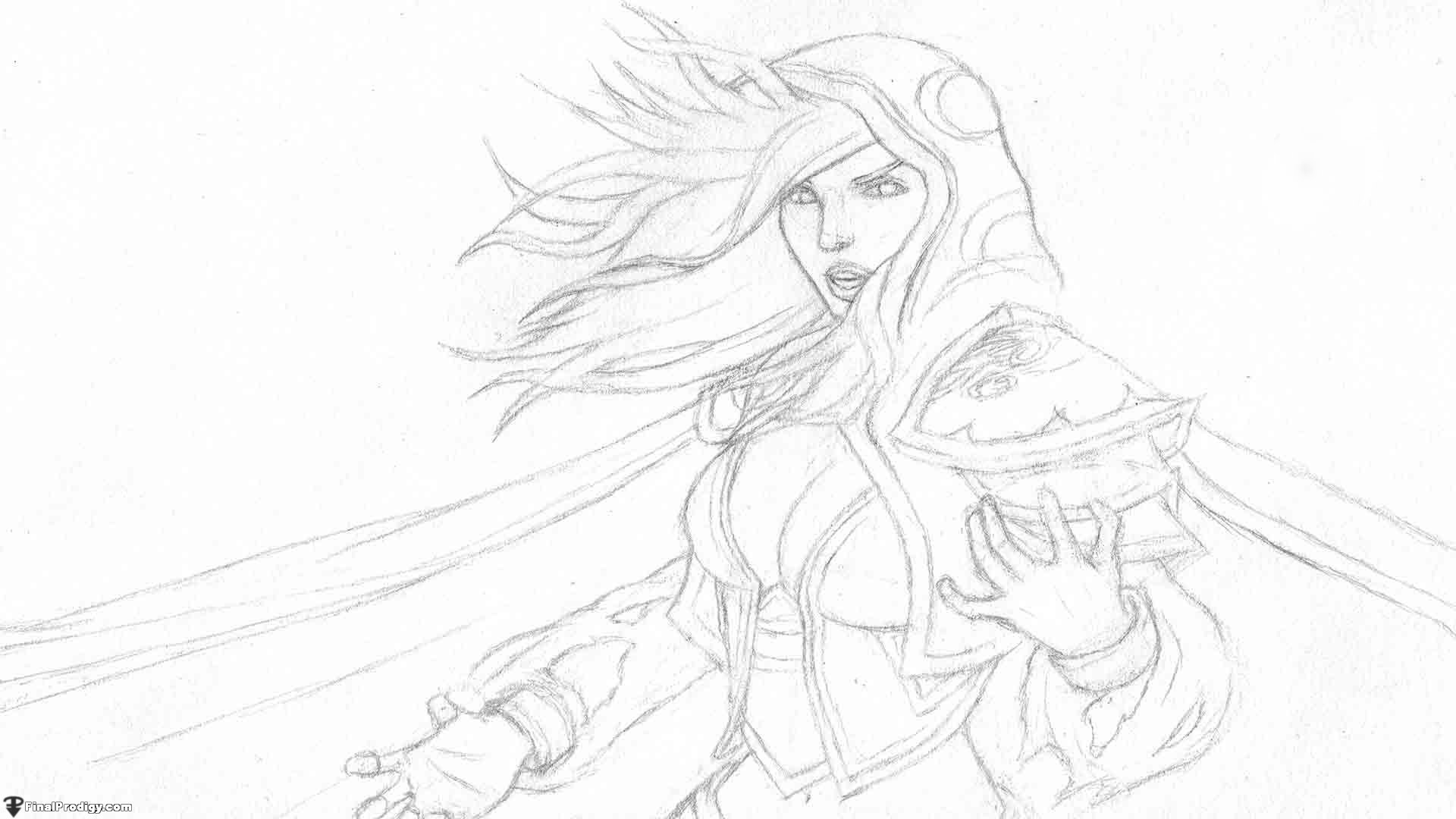 1920x1080 how to draw jaina proudmoore from world of warcraft - Warcraft Drawing