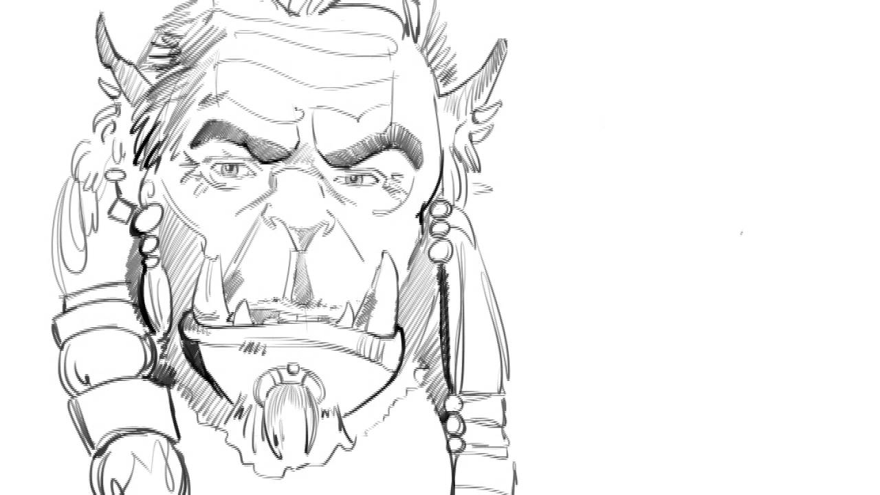 1280x720 how to draw warcraft characters - Warcraft Drawing