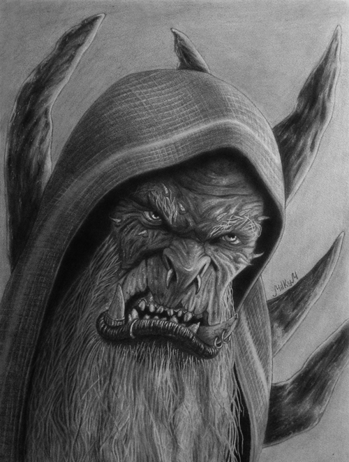 500x661 warcraft movie drawings on behance - Warcraft Drawing
