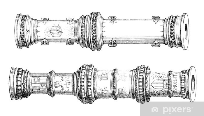 700x401 drawings from l da vinci cannons - Wardrobe With Drawings