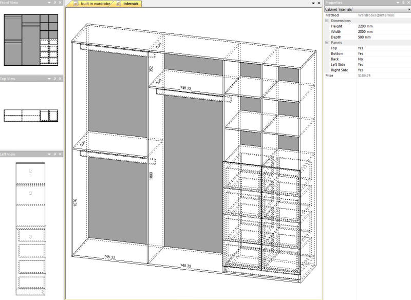 800x584 industry example built in wardrobes - Wardrobe With Drawings