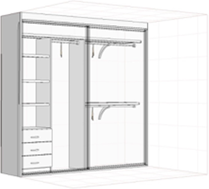 413x374 wardrobe prices - Wardrobe With Drawings