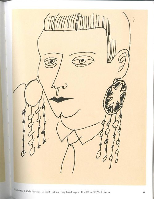 500x648 andy warhol, cataogue of private drawings from the rare ltd - Warhol Drawings