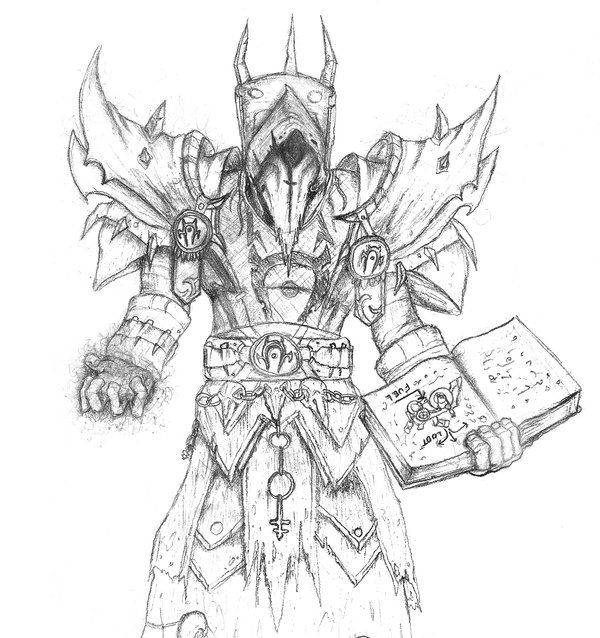 600x638 warlock drawing, pencil, sketch, colorful, realistic art images - Warlock Drawing