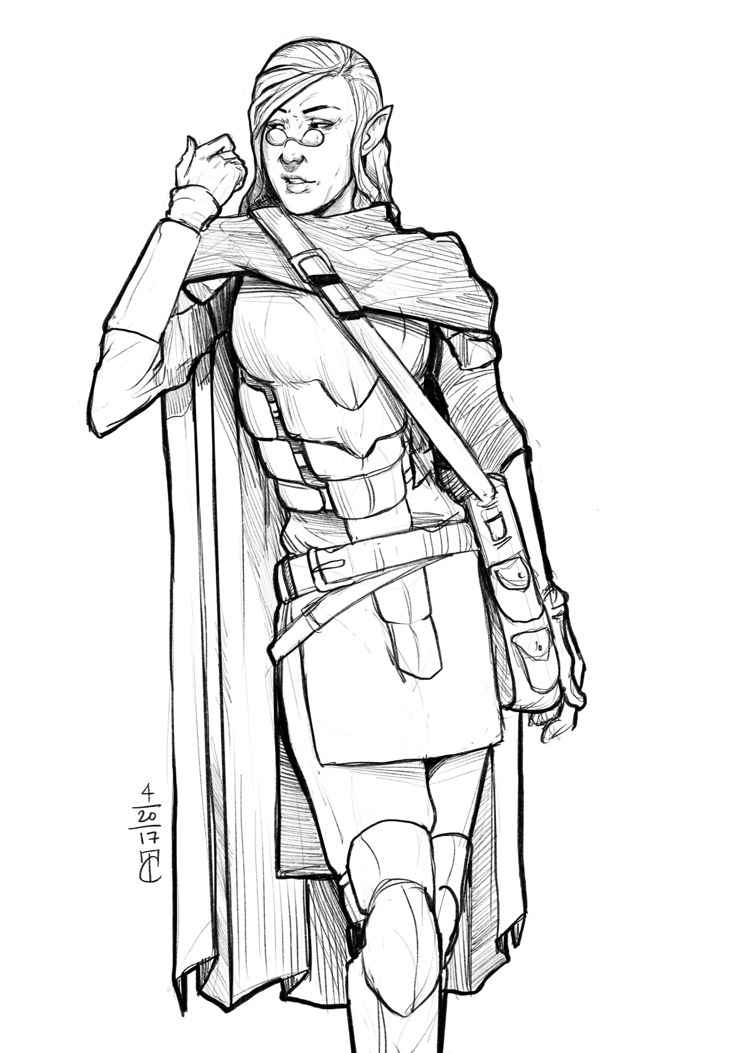 2480x3508 warlock drawing image drawing skill - Warlock Drawing