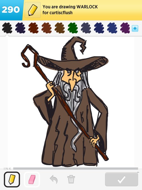 500x667 warlock drawings - Warlock Drawing