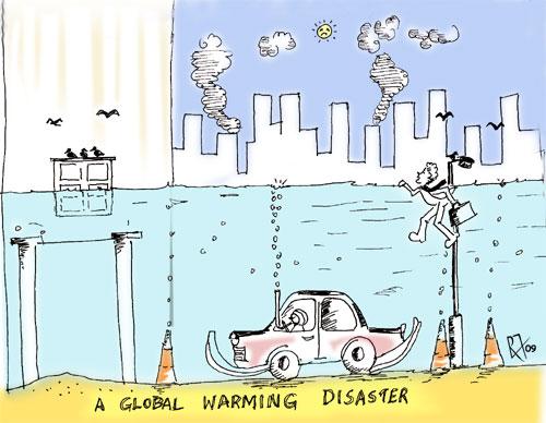 500x388 Global Warming - Warming Drawing