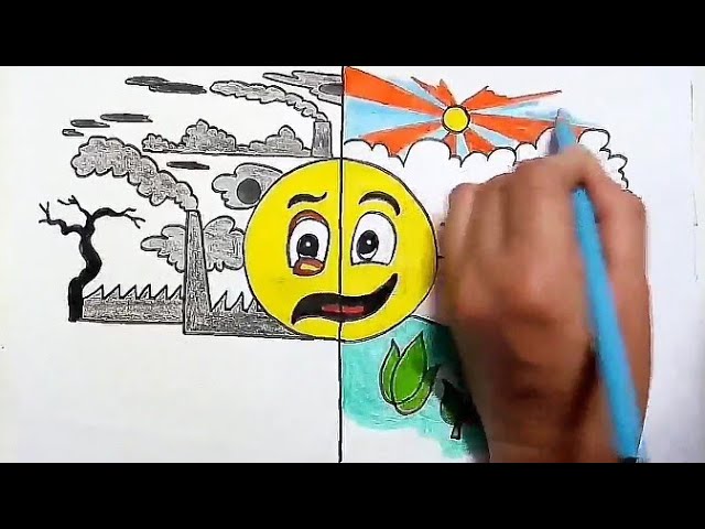 640x480 global warming project drawing how to draw stop global warming - Warming Drawing